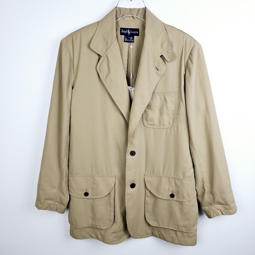 Ralph Lauren Natural Tan Boyfriend Blazer NWT size 6